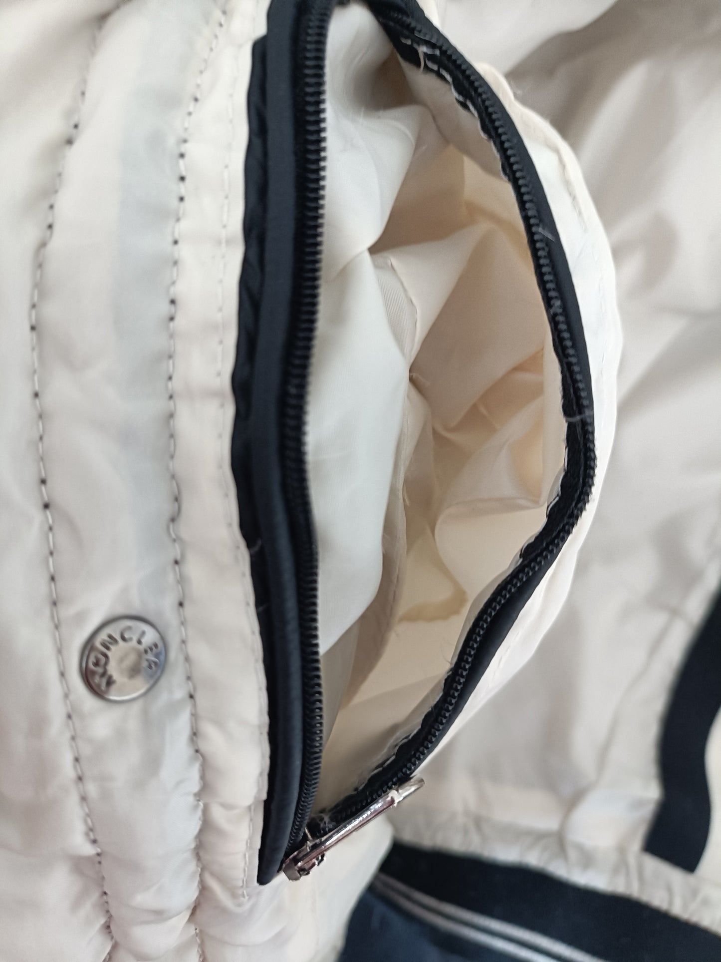 Moncler popper padded jacket