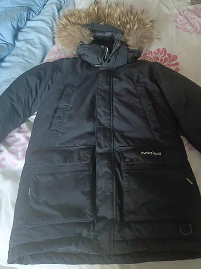 Montbell fur trim parka