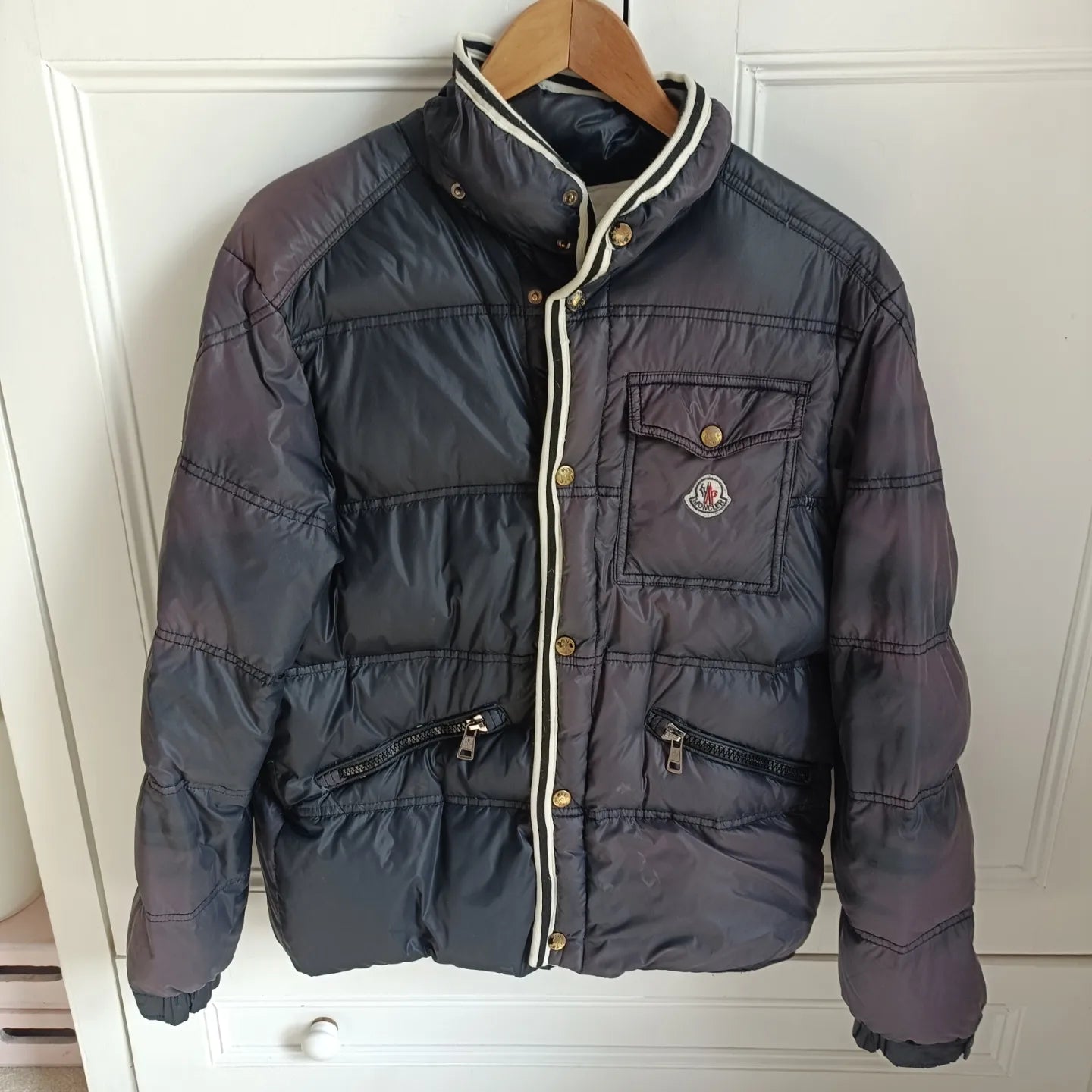 Moncler popper padded jacket