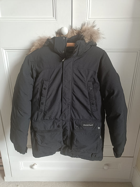 Montbell fur trim parka