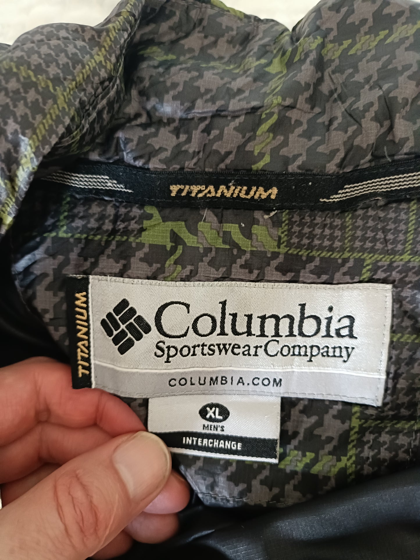 Columbia titanium puffer jacket