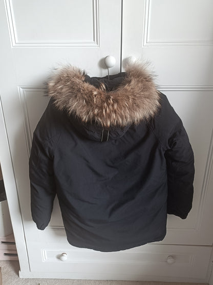 Montbell fur trim parka