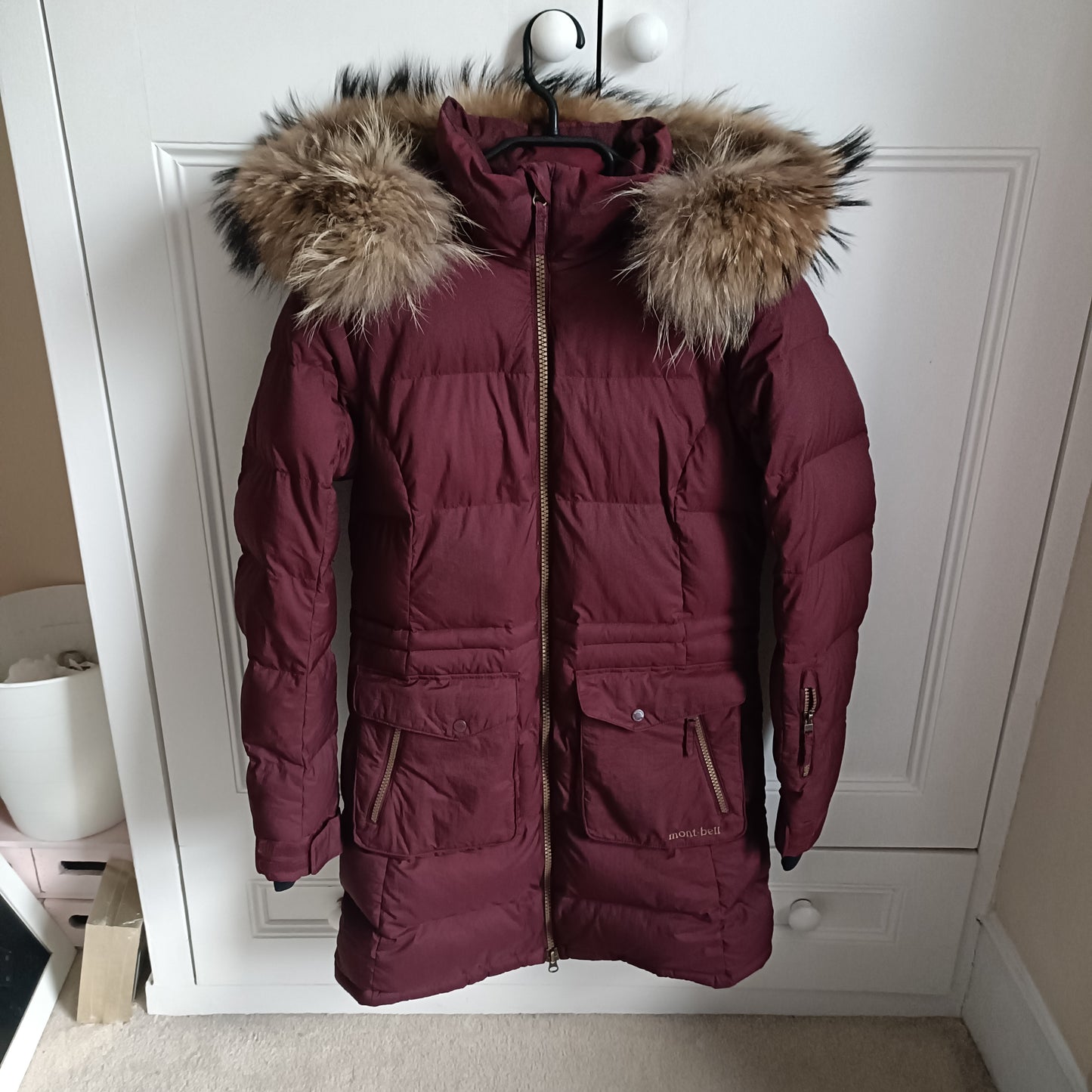 Montbell fur lined hood parka