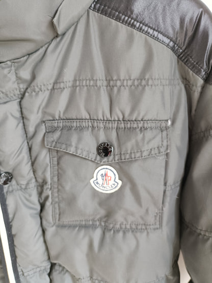 Moncler padded coat with jersey trims